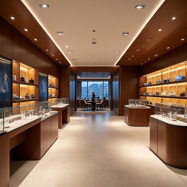 High-end retail shop interior in Jongno