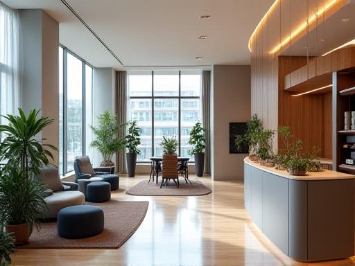 High-end office interior finishing